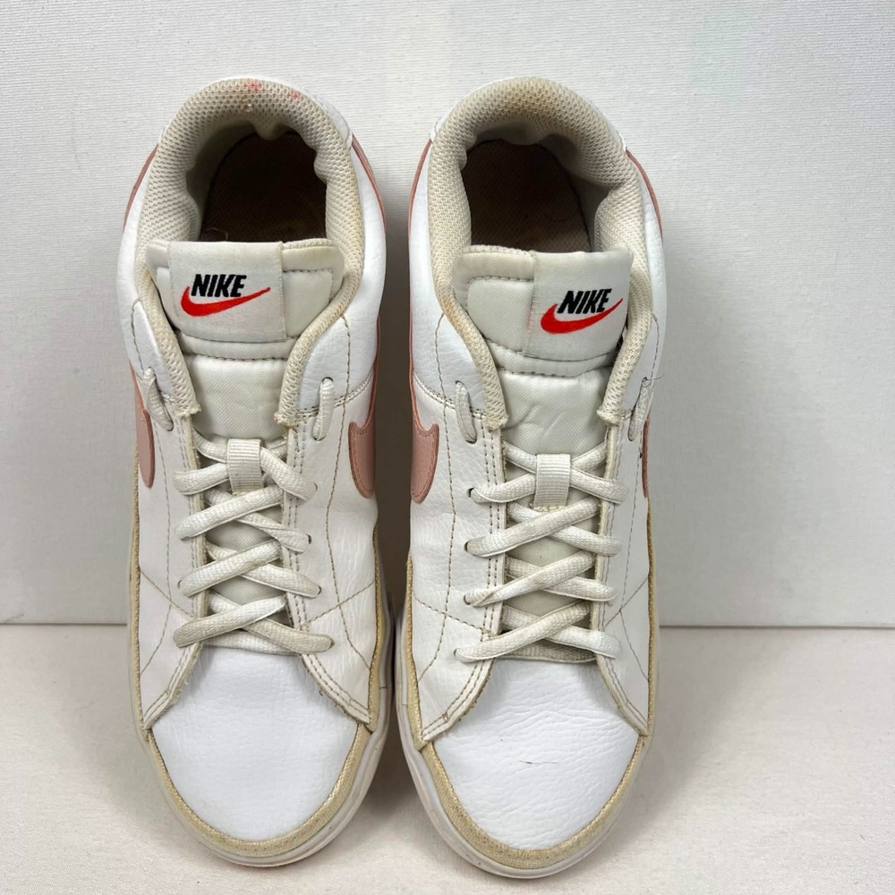 GUC Nike Court Legacy White Rose Whisper Sneaker Woman's Size 9 - Picture 3 of 13